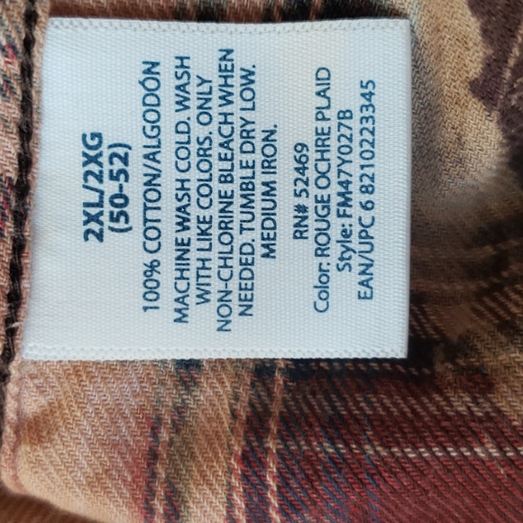 NWT The Whiskey Wrangler women's button up flannel size 2X - Picture 10 of 10